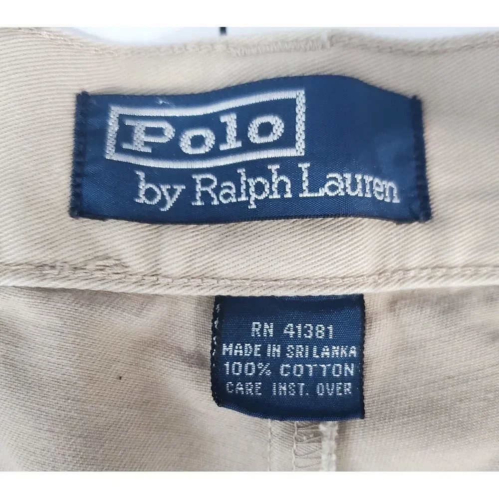 Polo Ralph Lauren Philip Short 36‎ Tan/Khakai Chino VGC